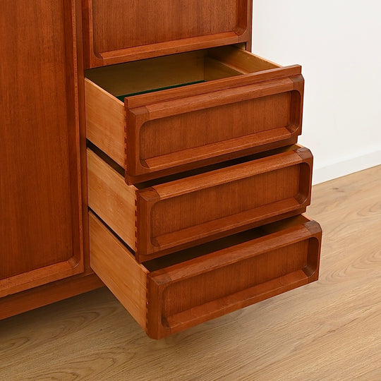 Mid Century Teak 'Koben' Sideboard Bar Cabinet Credenza by Chiswell