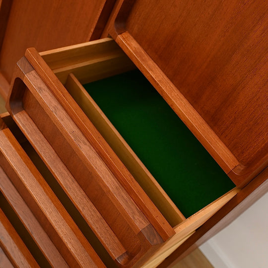 Mid Century Teak 'Koben' Sideboard Bar Cabinet Credenza by Chiswell
