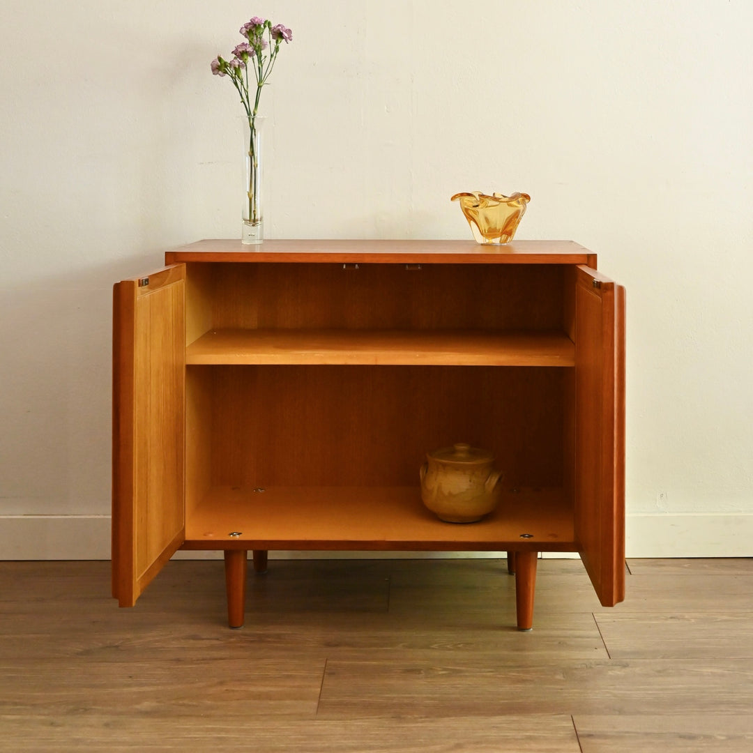 Mid Century Teak Sideboard LP Record Cabinet by Chiswell