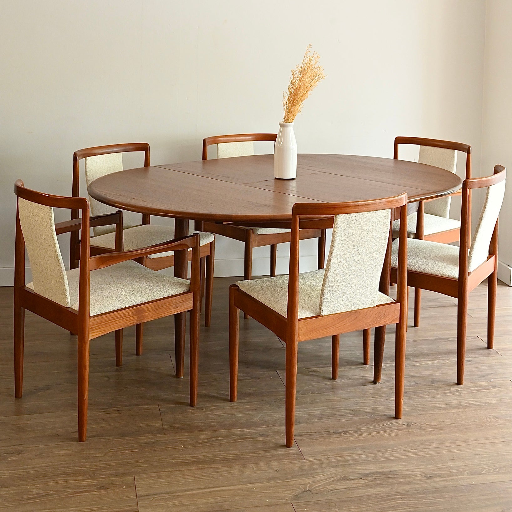 6x Parker Mid Century Teak Dining Chairs