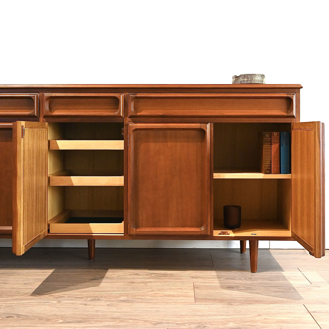 Mid Century Teak Sideboard Buffet by Chiswell