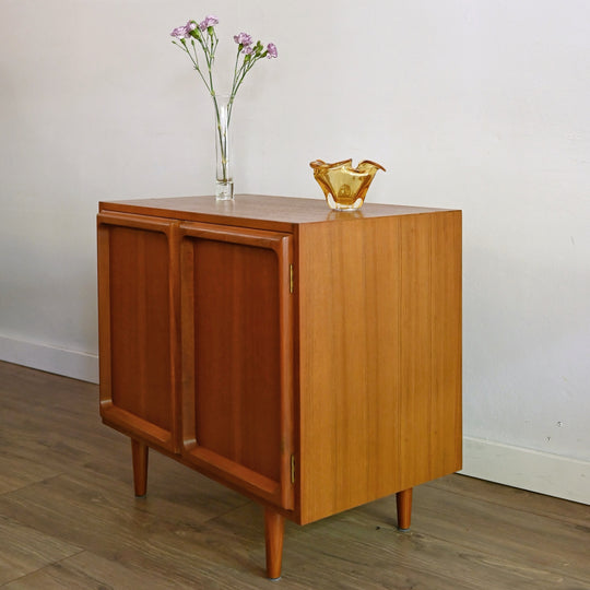 Mid Century Teak Sideboard LP Record Cabinet by Chiswell