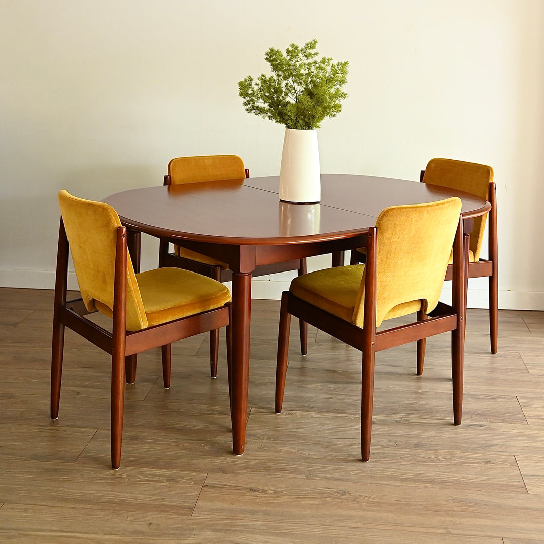 Mid Century CRO Dining Setting Table and Chairs