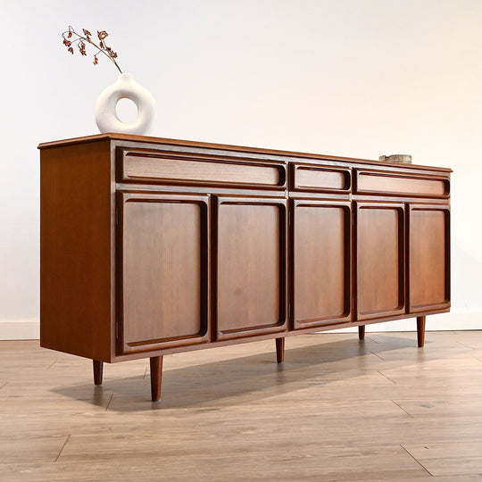 Mid Century Teak Sideboard Buffet by Chiswell