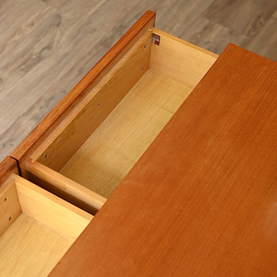 Parker Teak Mid Century Teak Console Table Study Desk