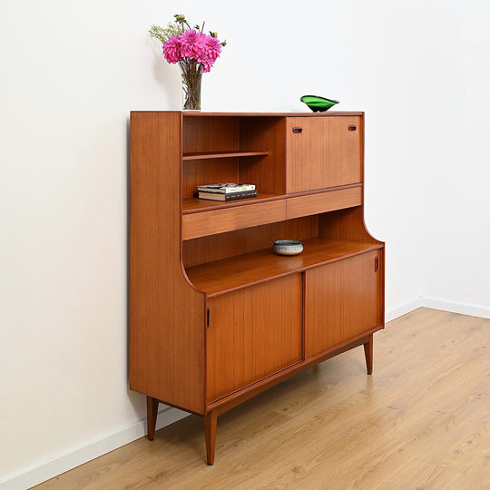 Mid-Century Highboard Bar Sideboard by Elite Furniture