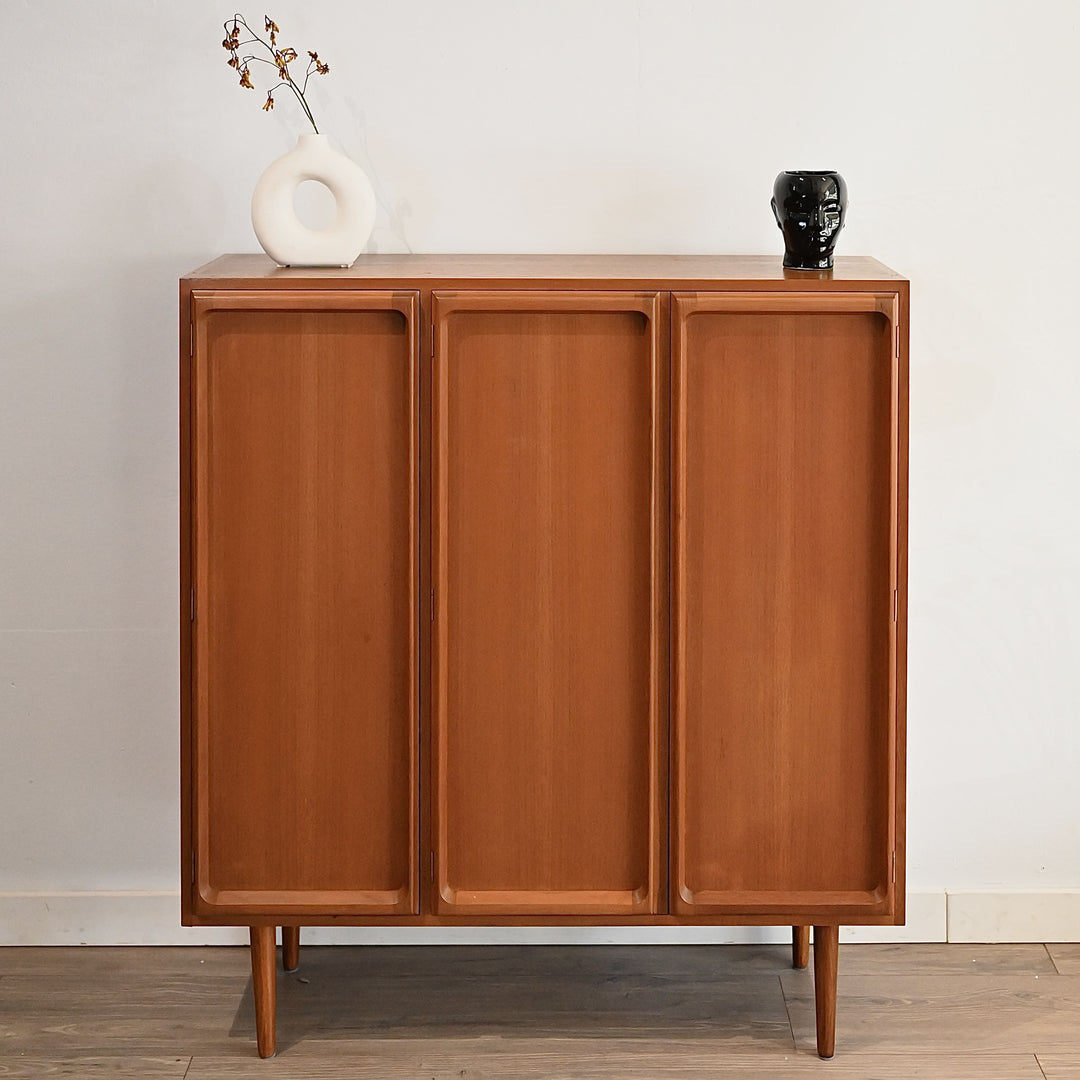 Mid Century Teak Sideboard Buffet Bookshelf by Chiswell