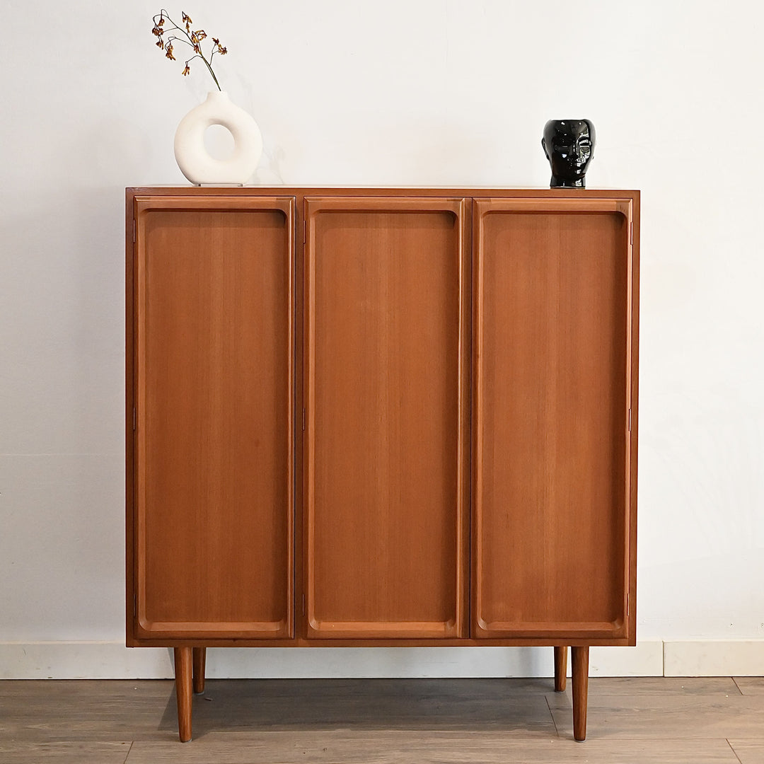 Mid Century Teak Sideboard Buffet Bookshelf by Chiswell