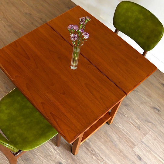 Mid Century Teak Table Trolley Bar Cart by Chiswell