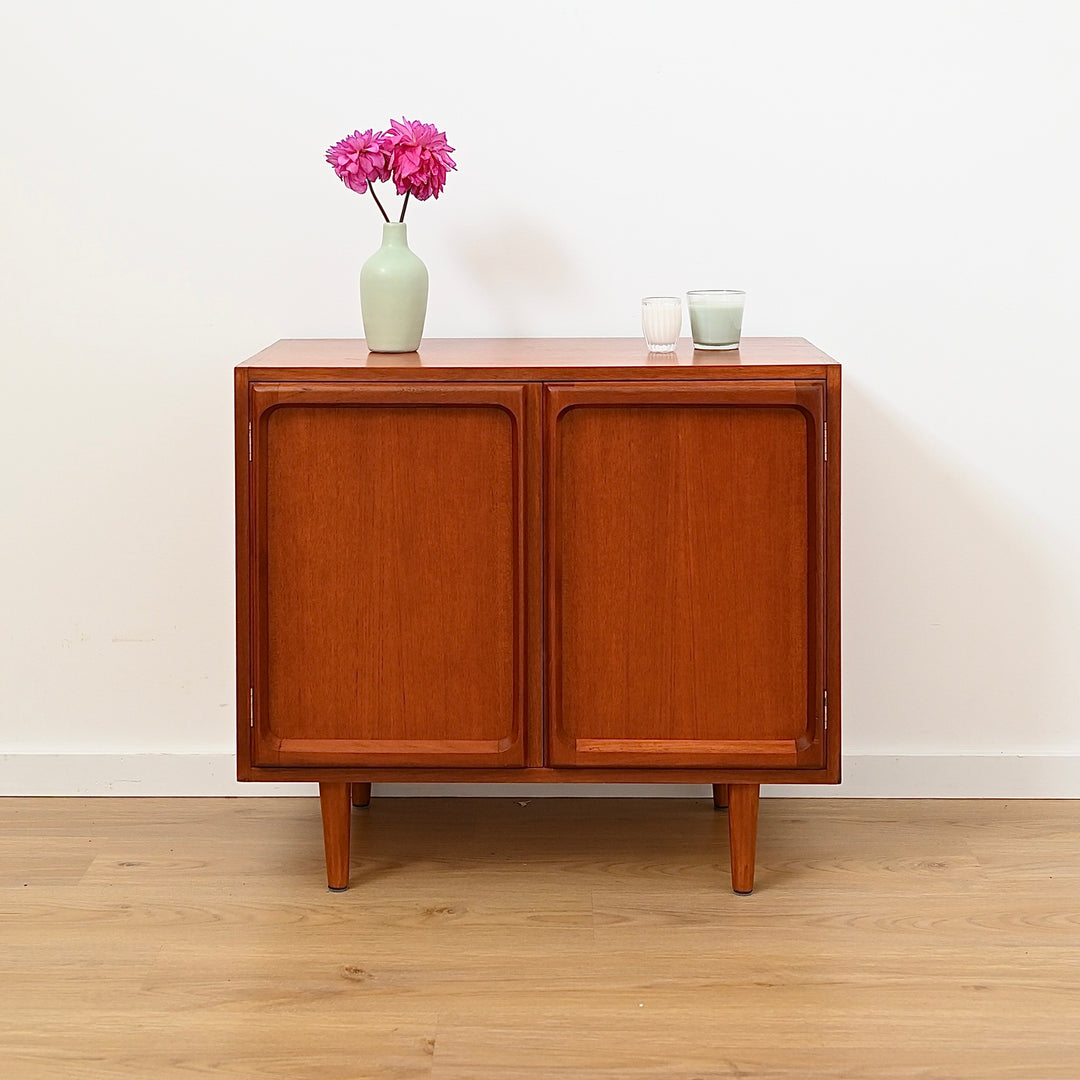 Mid Century Teak Sideboard LP Record Cabinet by Chiswell