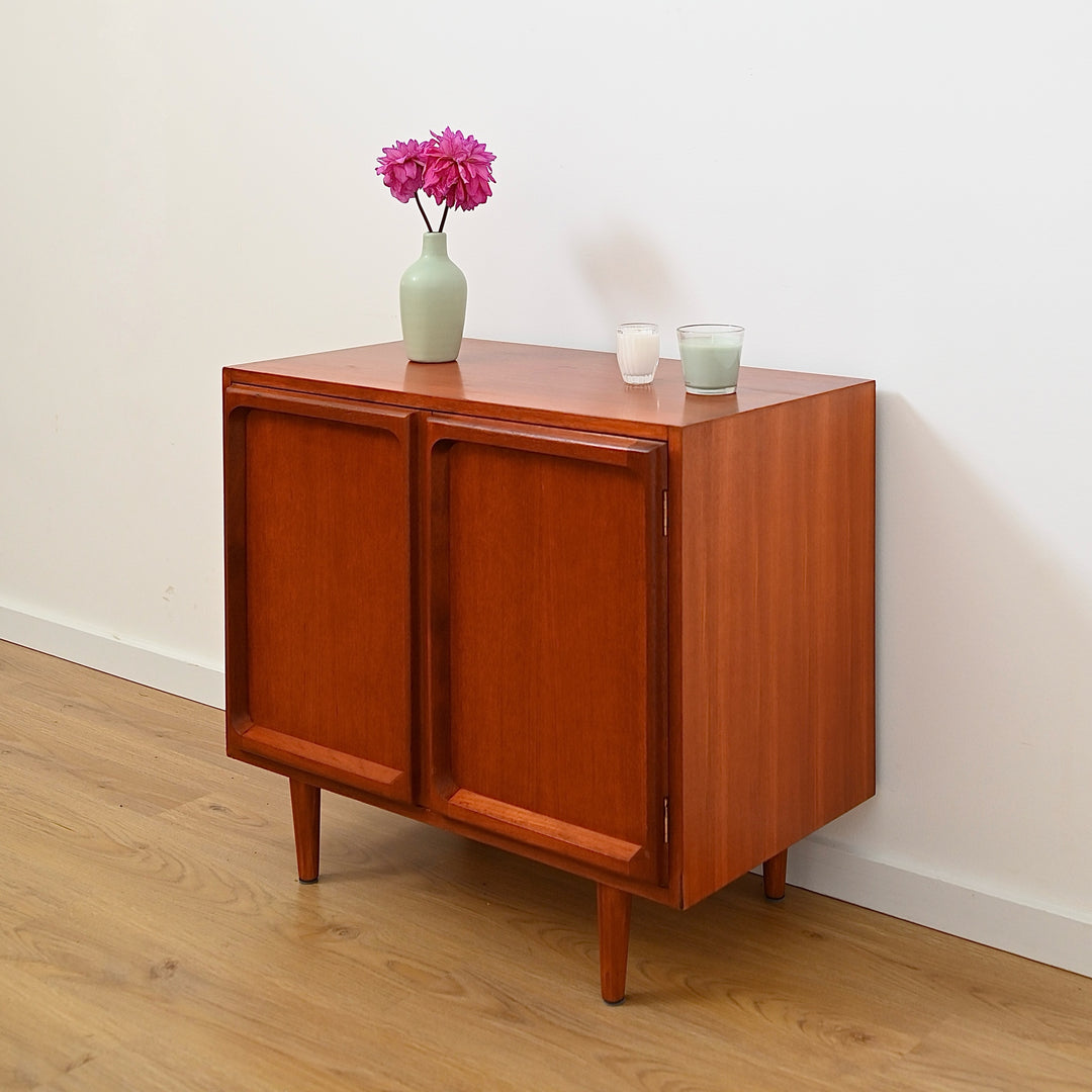 Mid Century Teak Sideboard LP Record Cabinet by Chiswell