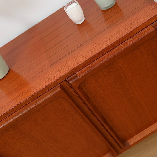 Mid Century Teak Sideboard LP Record Cabinet by Chiswell