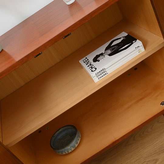 Mid Century Teak Sideboard LP Record Cabinet by Chiswell