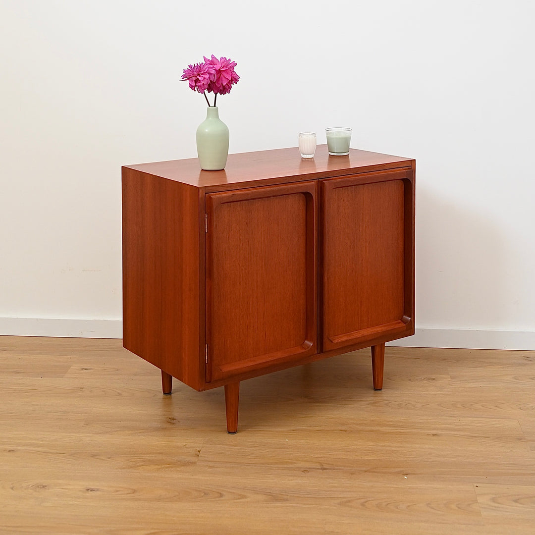 Mid Century Teak Sideboard LP Record Cabinet by Chiswell