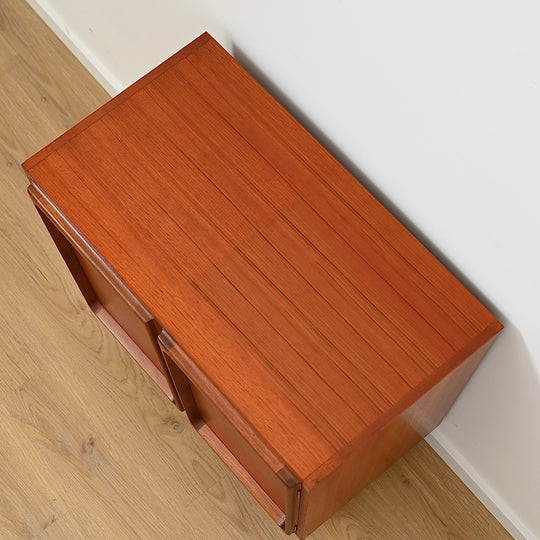 Mid Century Teak Sideboard LP Record Cabinet by Chiswell