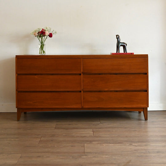 Mid Century Teak Sideboard Dresser Drawers Low Boy