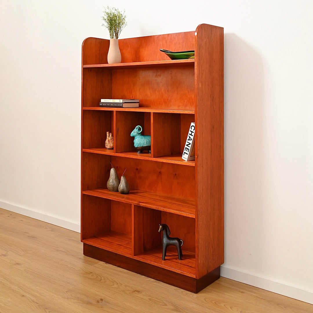Mid Century Australian made solid Timber Bookcase Bookshelf