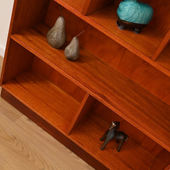 Mid Century Australian made solid Timber Bookcase Bookshelf