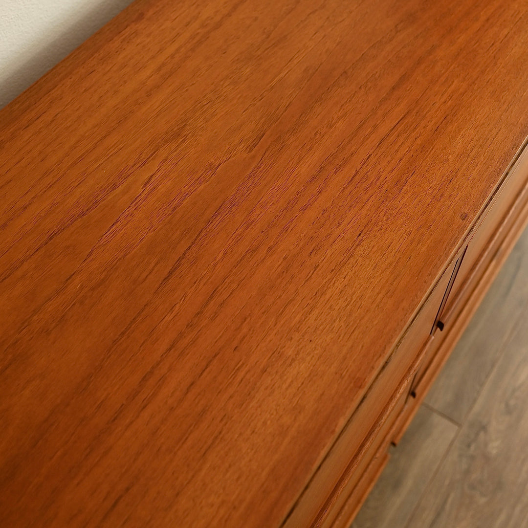 Mid Century Teak Sideboard Dresser Drawers Low Boy
