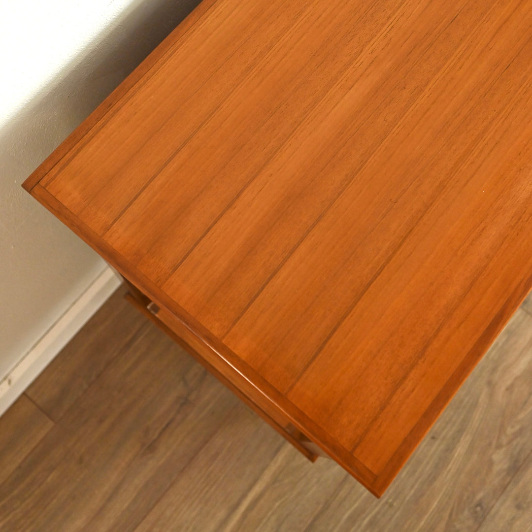 Mid Century Teak Sideboard LP Record Cabinet by Chiswell