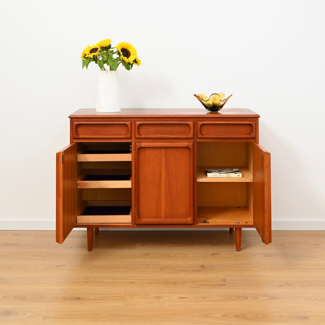 Mid Century Teak Sideboard Buffet by Chiswell - Refinished