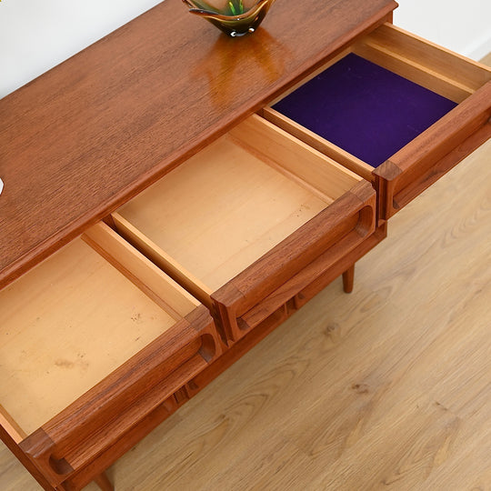 Mid Century Teak Sideboard Buffet by Chiswell - Refinished