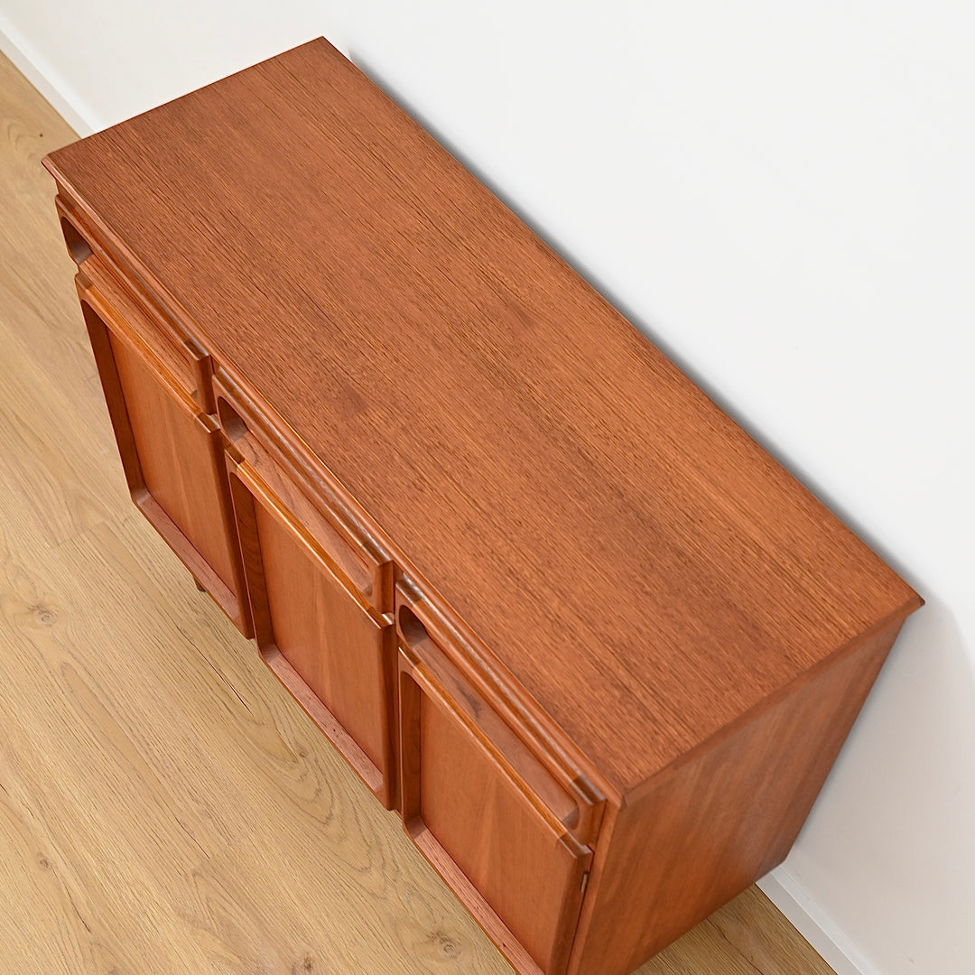 Mid Century Teak Sideboard Buffet by Chiswell - Refinished