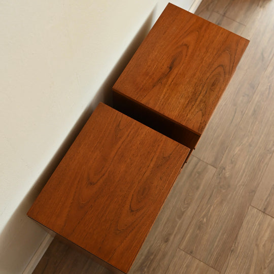 Mid Century Teak Bedside Tables Night Stands