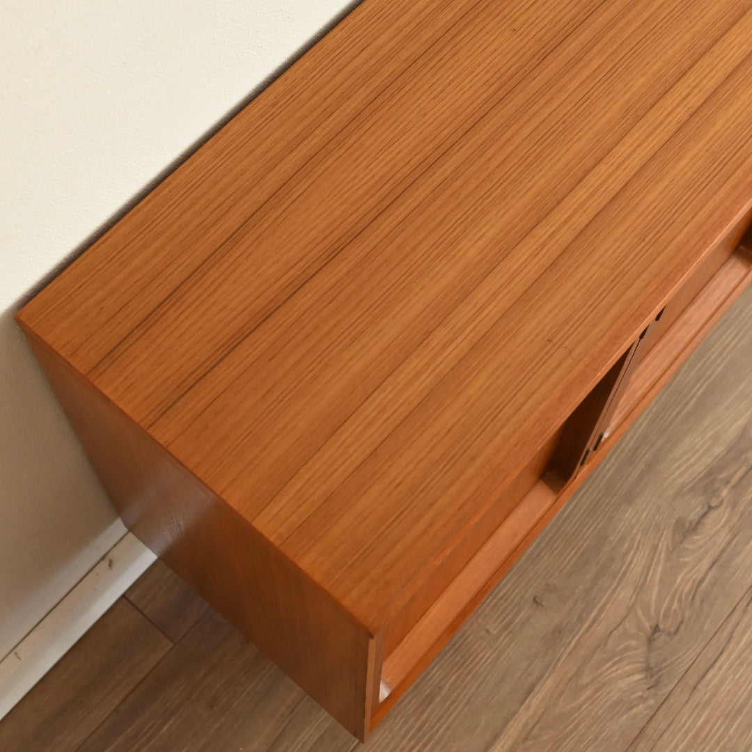 Mid Century Teak Sideboard Buffet by Chiswell + custom long legs