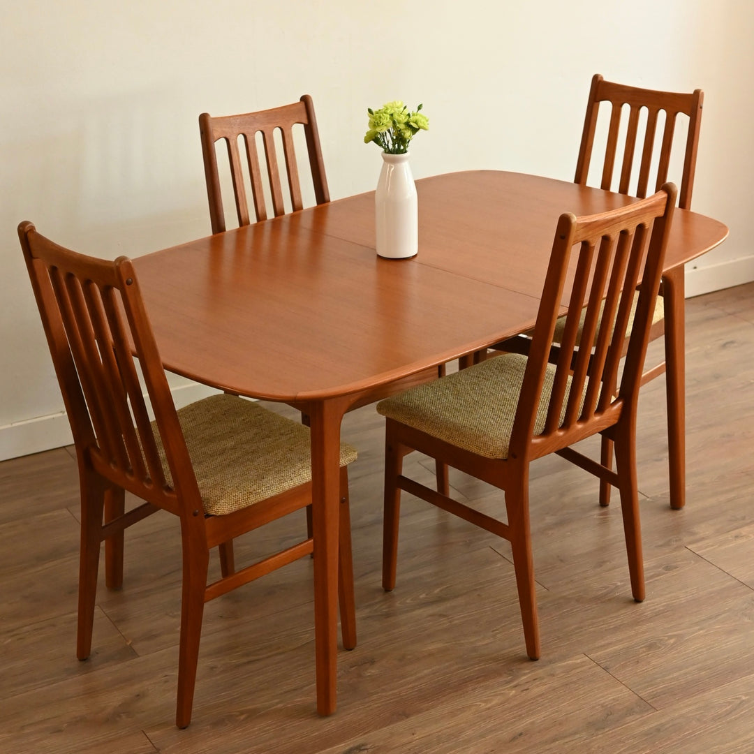 6x Mid Century Teak Dining Chairs