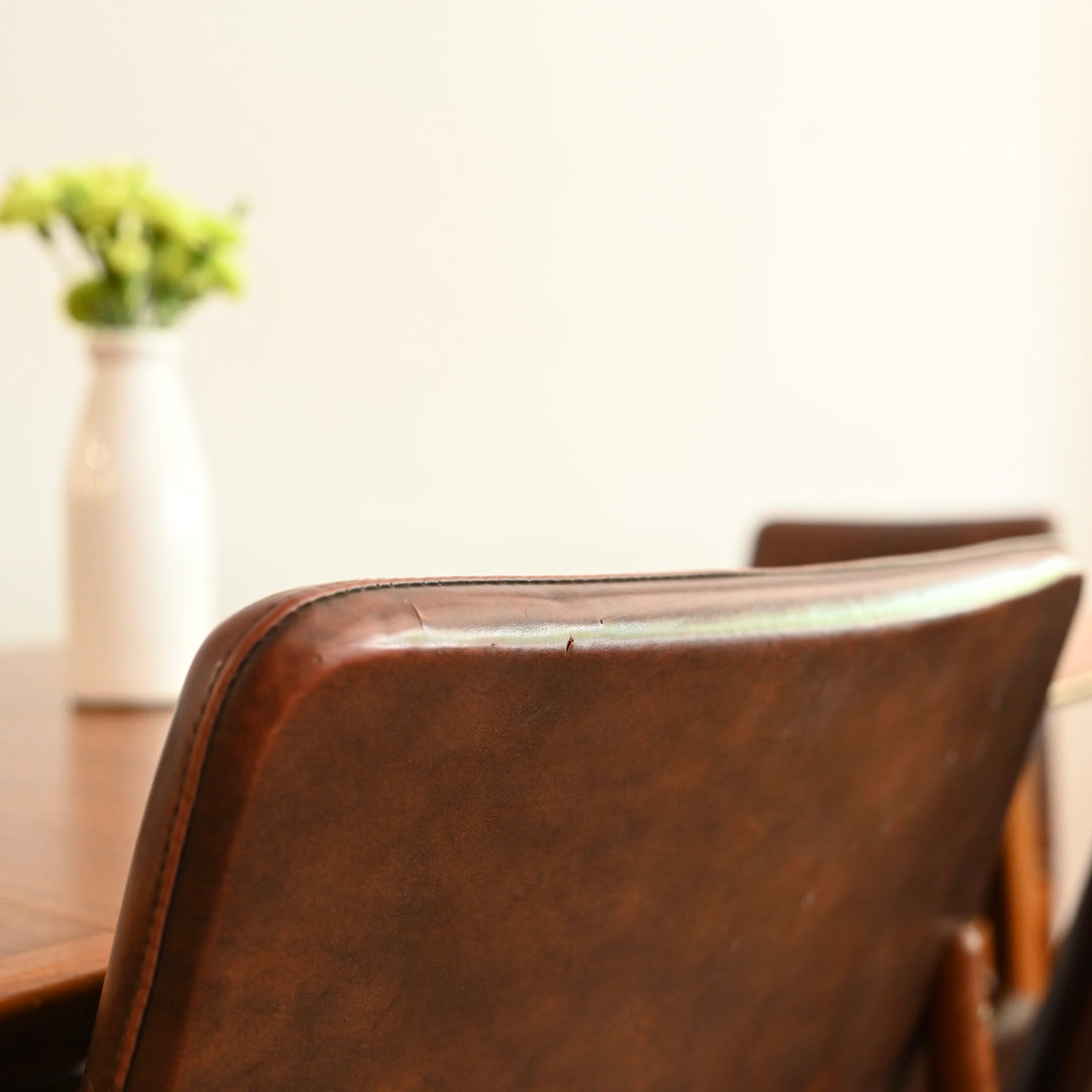 6x Parker Teak Mid Century 'Ballarat' Dining Chairs