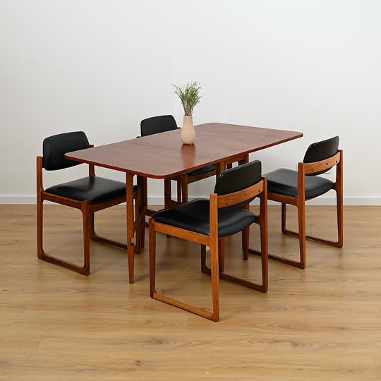 Mid Century Dropleaf Dining Table by Parker - Refinished