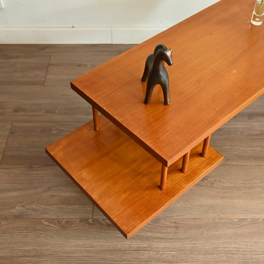 Mid Century Teak Two Tier Coffee Table