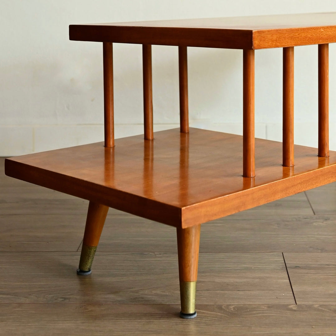 Mid Century Teak Two Tier Coffee Table