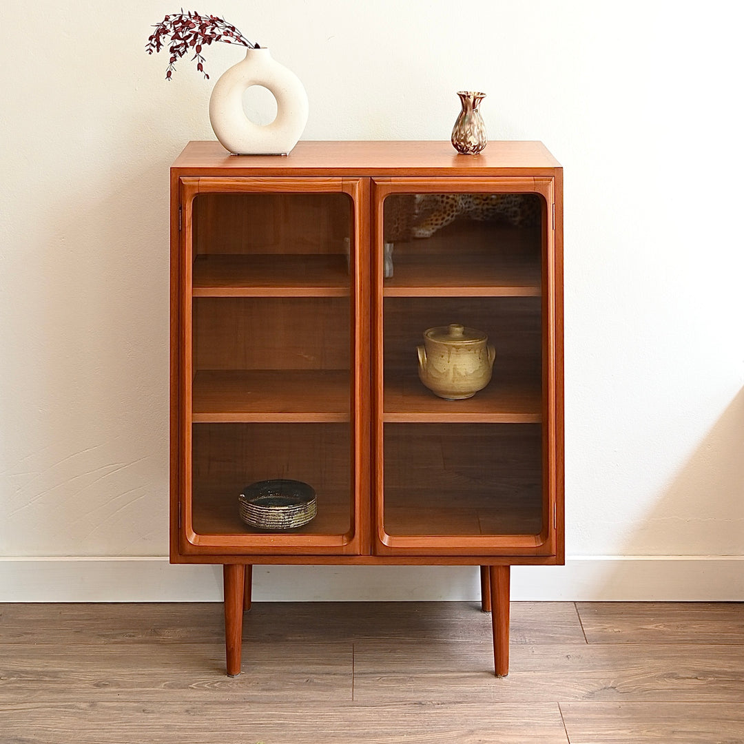 Mid Century Teak Sideboard Display Cabinet by Chiswell