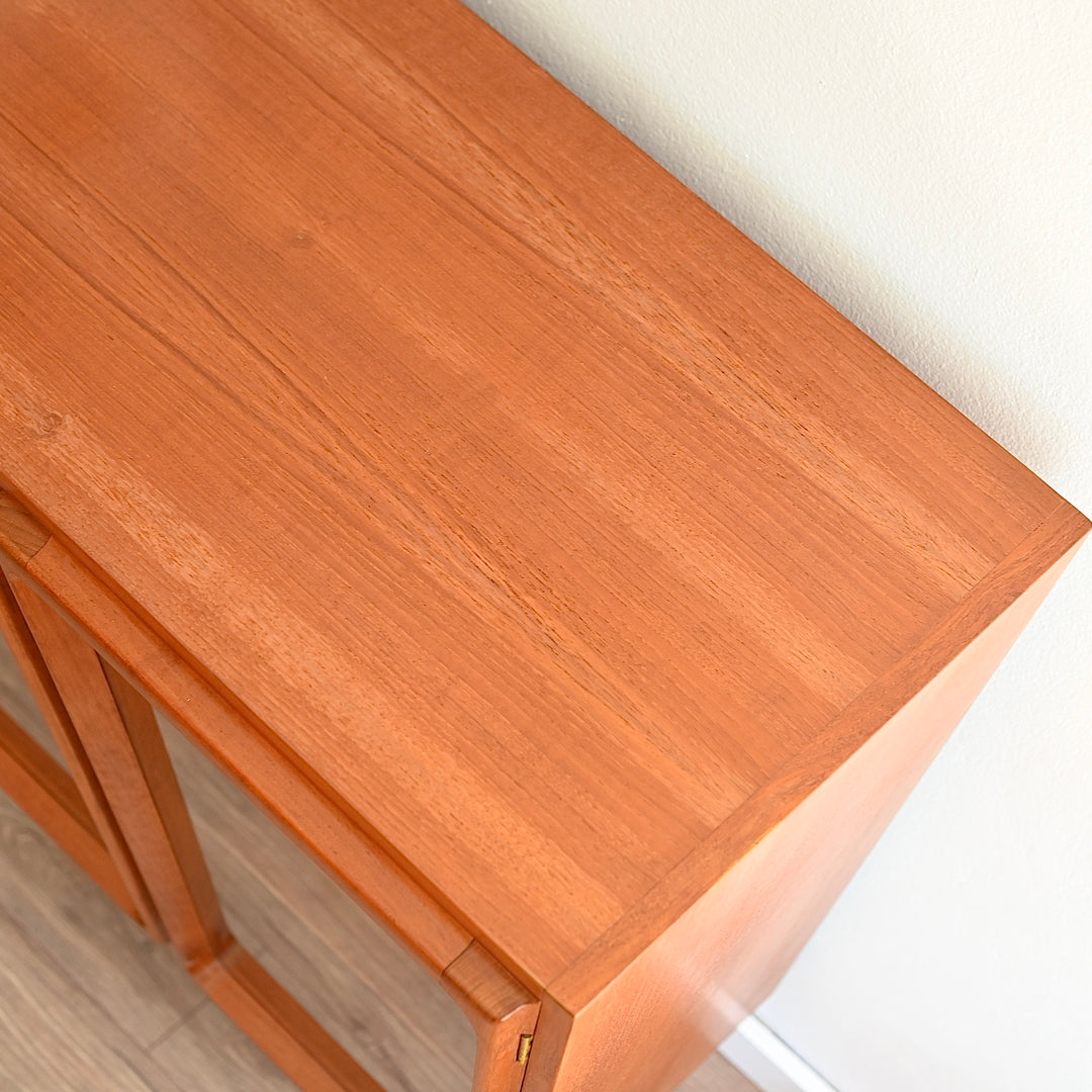 Mid Century Teak Sideboard Display Cabinet by Chiswell