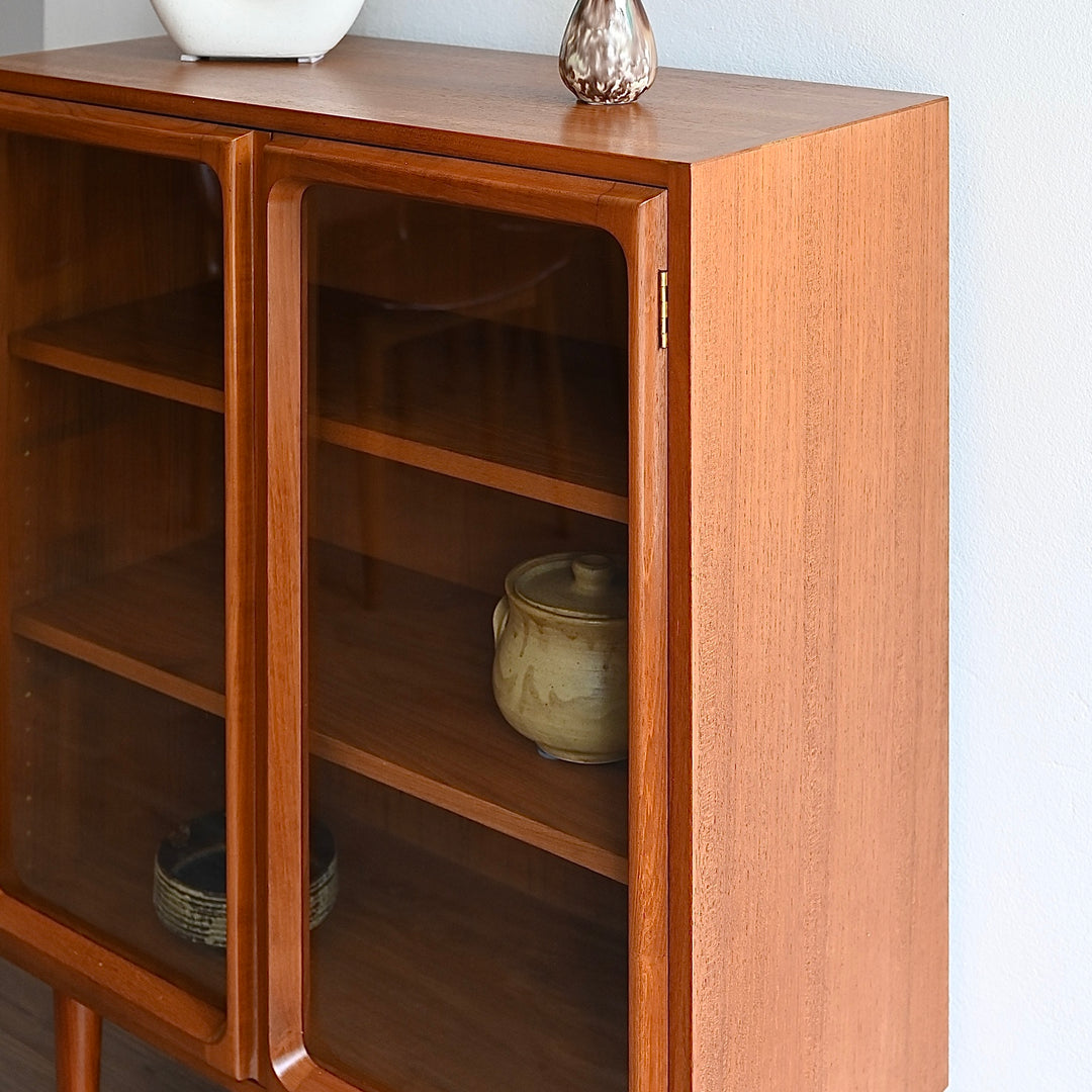 Mid Century Teak Sideboard Display Cabinet by Chiswell