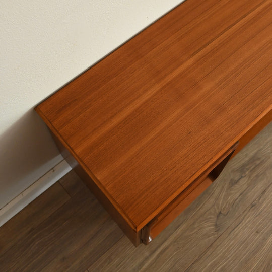 Mid Century Teak Sideboard LP Record TV Cabinet by Chiswell