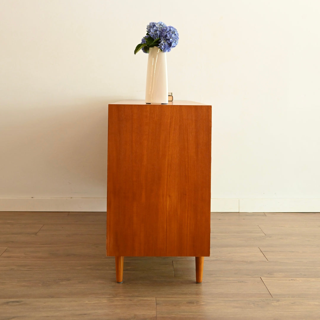 Parker Mid Century Teak Dresser Sideboard Drawers