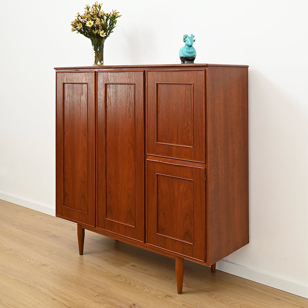 Burgess Furniture Three-Door Bar / Drinks Cabinet - Refinished