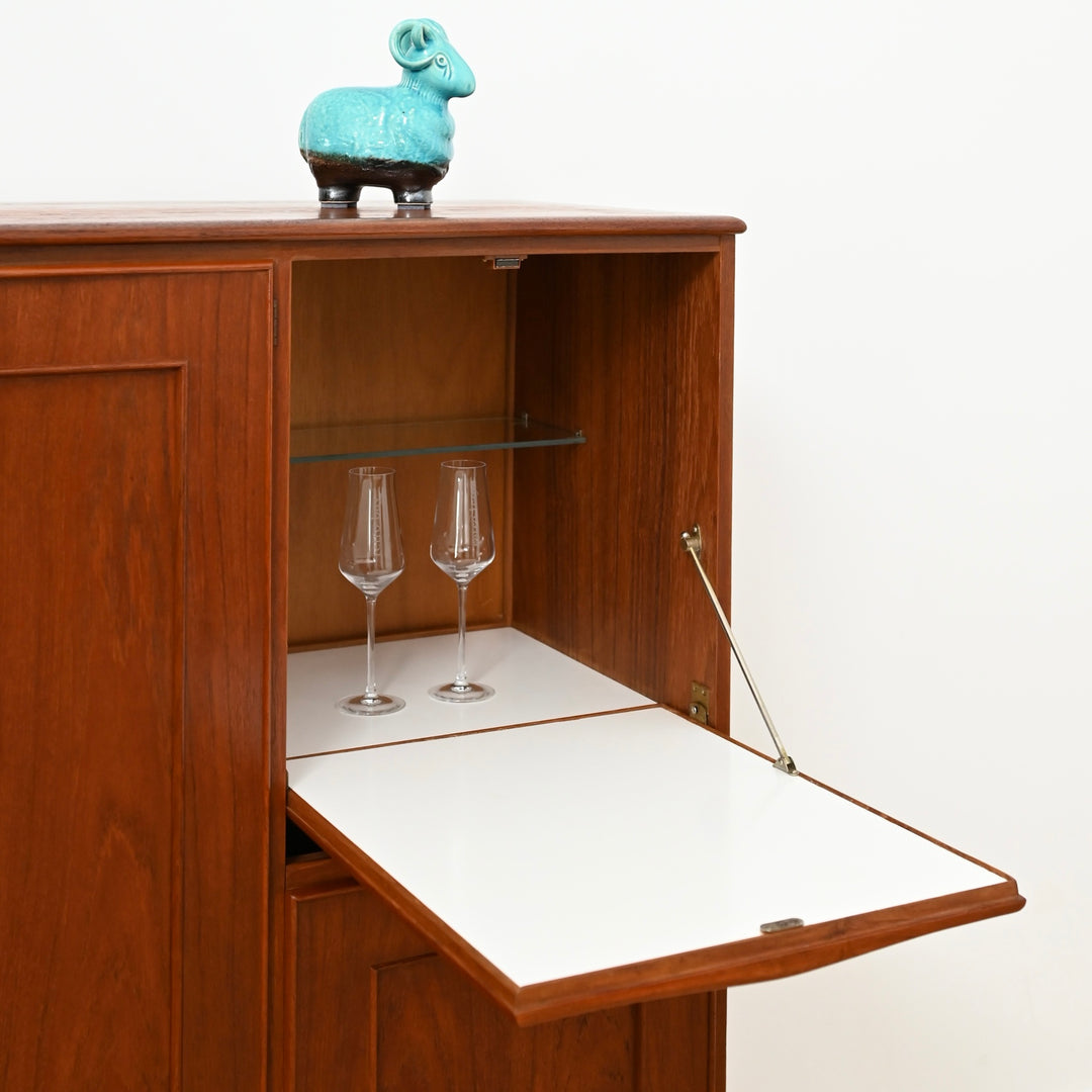 Burgess Furniture Three-Door Bar / Drinks Cabinet - Refinished