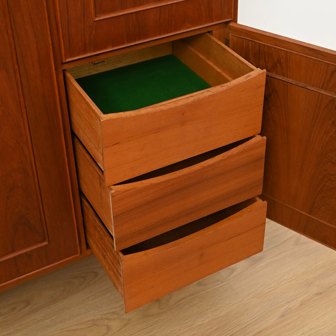 Burgess Furniture Three-Door Bar / Drinks Cabinet - Refinished