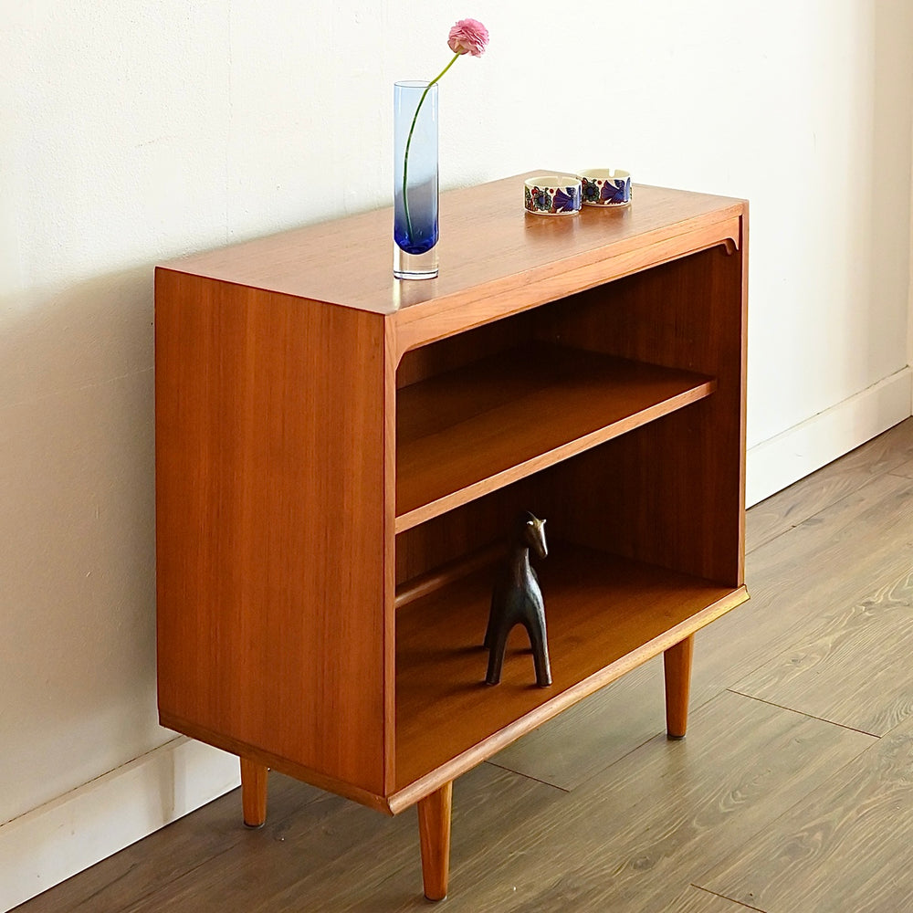 Mid Century Teak Sideboard LP Record Bookcase by Chiswell
