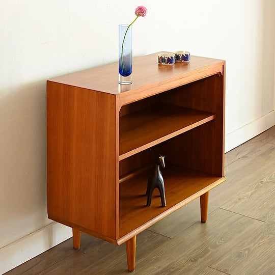 Mid Century Teak Sideboard LP Record Bookcase by Chiswell