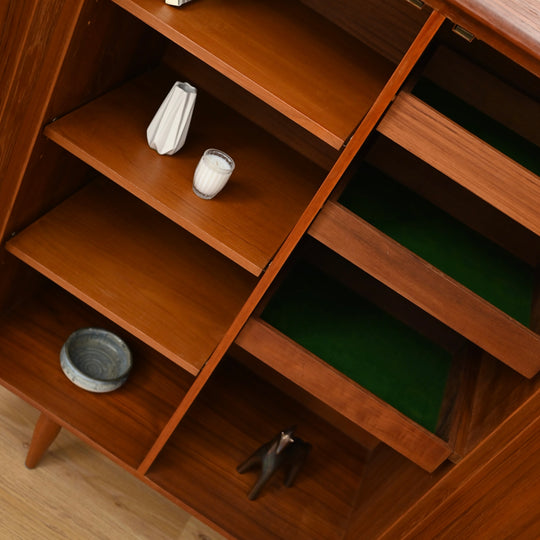 Burgess Furniture Three-Door Bar / Drinks Cabinet - Refinished