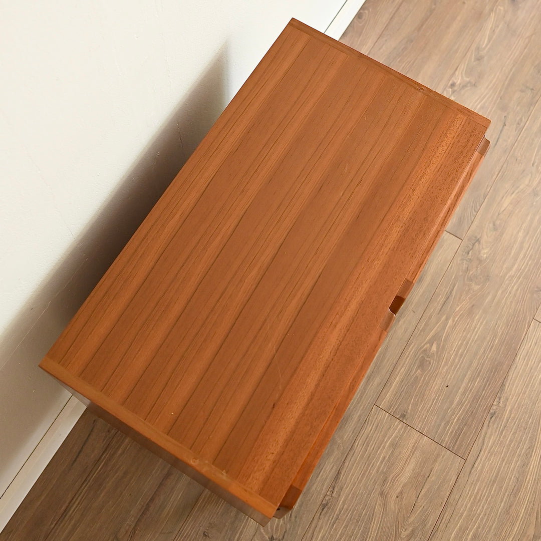 Mid Century Teak Sideboard LP Record Cabinet by Chiswell