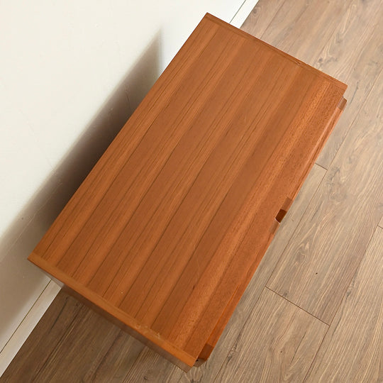 Mid Century Teak Sideboard LP Record Cabinet by Chiswell