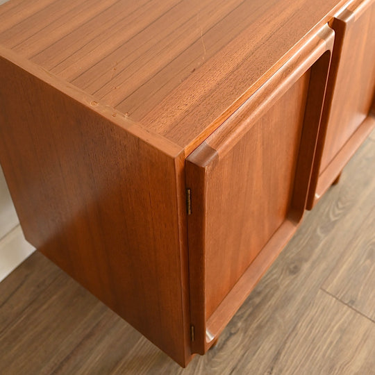 Mid Century Teak Sideboard LP Record Cabinet by Chiswell