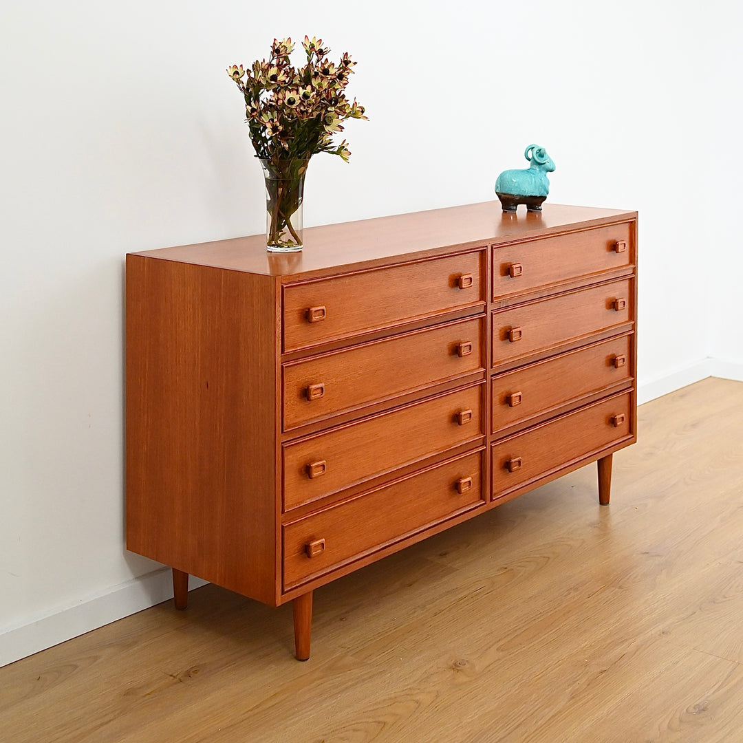 Parker Mid Century Dresser Drawers Sideboard