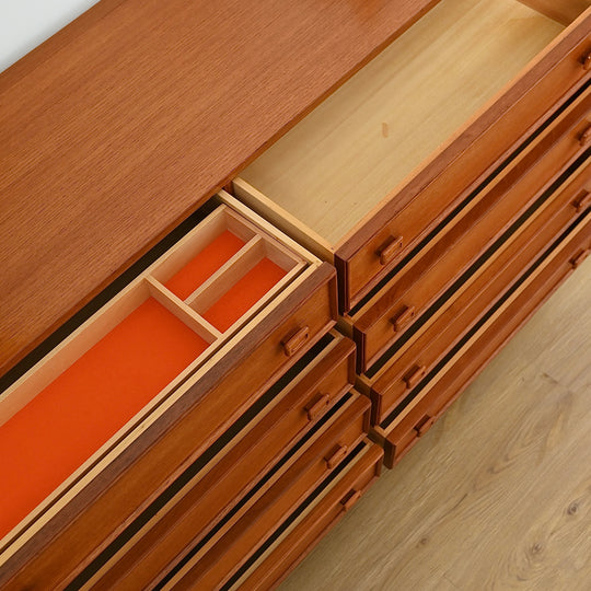 Parker Mid Century Dresser Drawers Sideboard